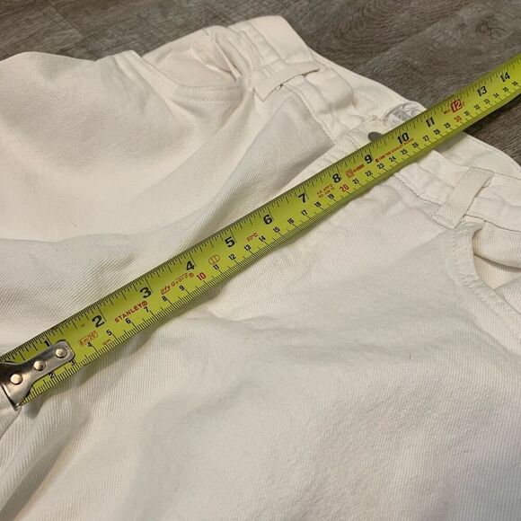 Vintage Moda International White Mid Rise Jeans 6 Straight Denim - Picture 5 of 7